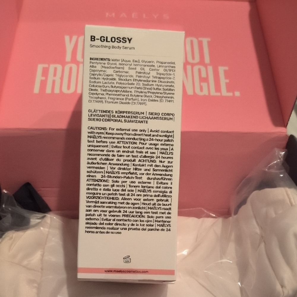 Maelys B-GLOSSY Body Serum - Vibrant Orange & White - Picture 2 of 2